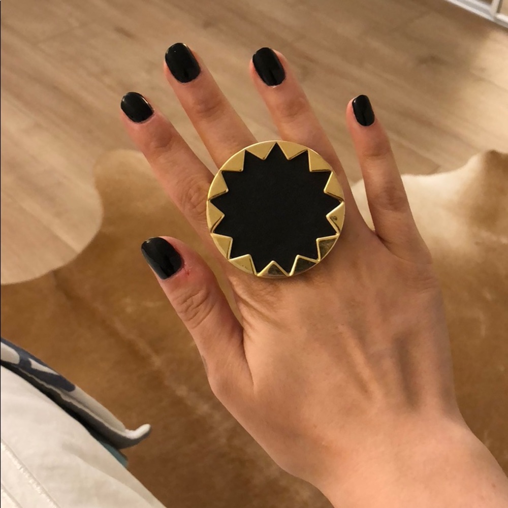 House of Harlow gold ring